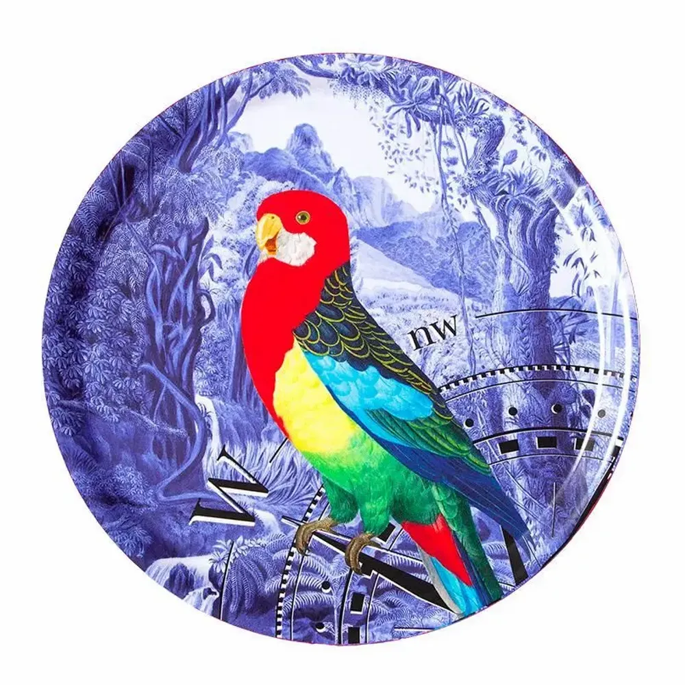 Accessoires de déco extérieure - Plateau rond Perroquet rose des vents - PARADISIO IMAGINARIUM