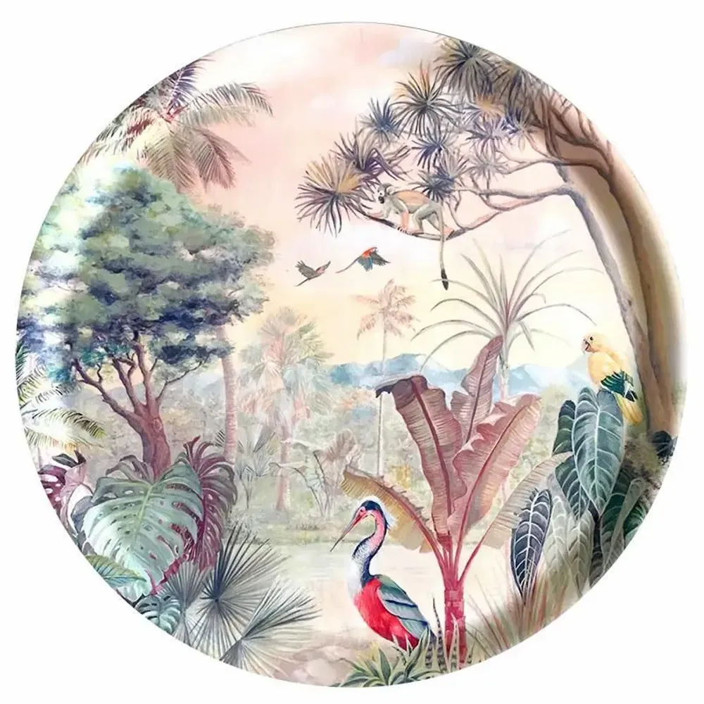 Trays - Utopia round tray - PARADISIO IMAGINARIUM