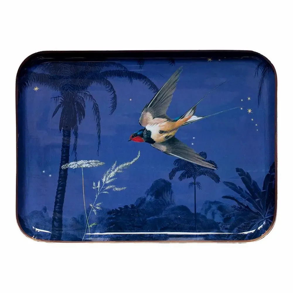 Plateaux - Plateau émaillé Hirondelles - PARADISIO IMAGINARIUM