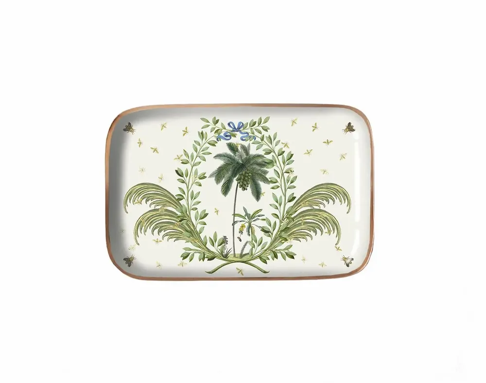 Plateaux - Plateau ou vide poche émaillé Joséphine - PARADISIO IMAGINARIUM