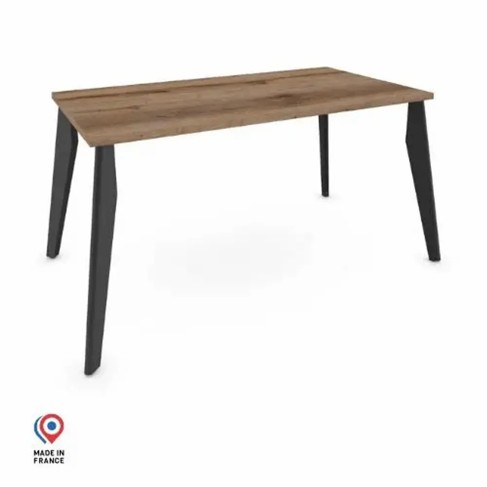 Dining Tables - ARIES ANTIQUE OAK DECOR RECTANGULAR DINING TABLE - DECO-GEM