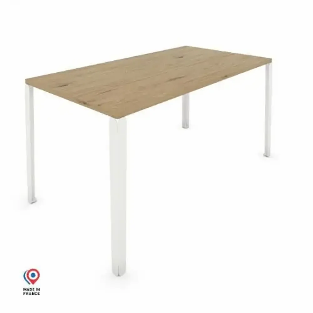 Dining Tables - RECTANGULAR DINING TABLE WITH CENTAUR LIGHT OAK DECOR - DECO-GEM