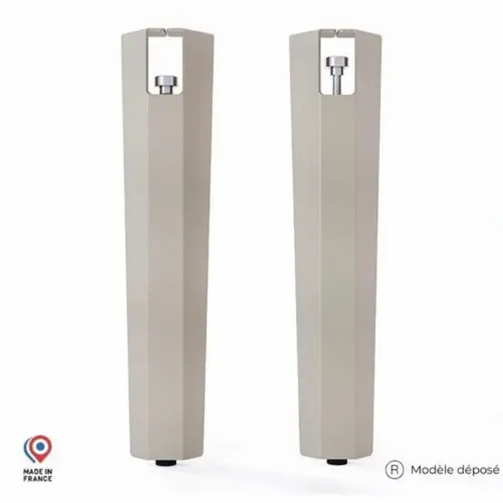 Coffee tables - SAPPHIRE STEEL COFFEE TABLE LEGS - SET OF 2 LEGS - DECO-GEM