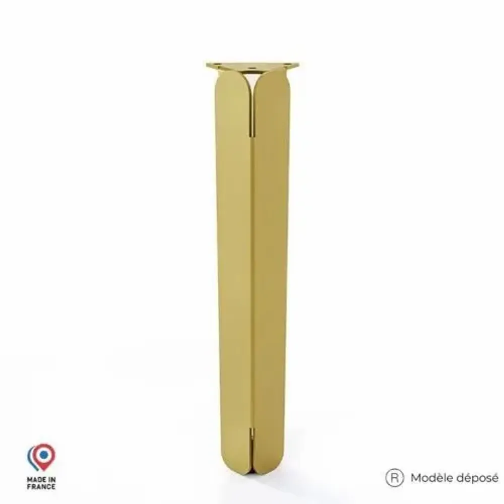 Tables basses - PIED DE TABLE BASSE EN ACIER JASPE - DECO-GEM