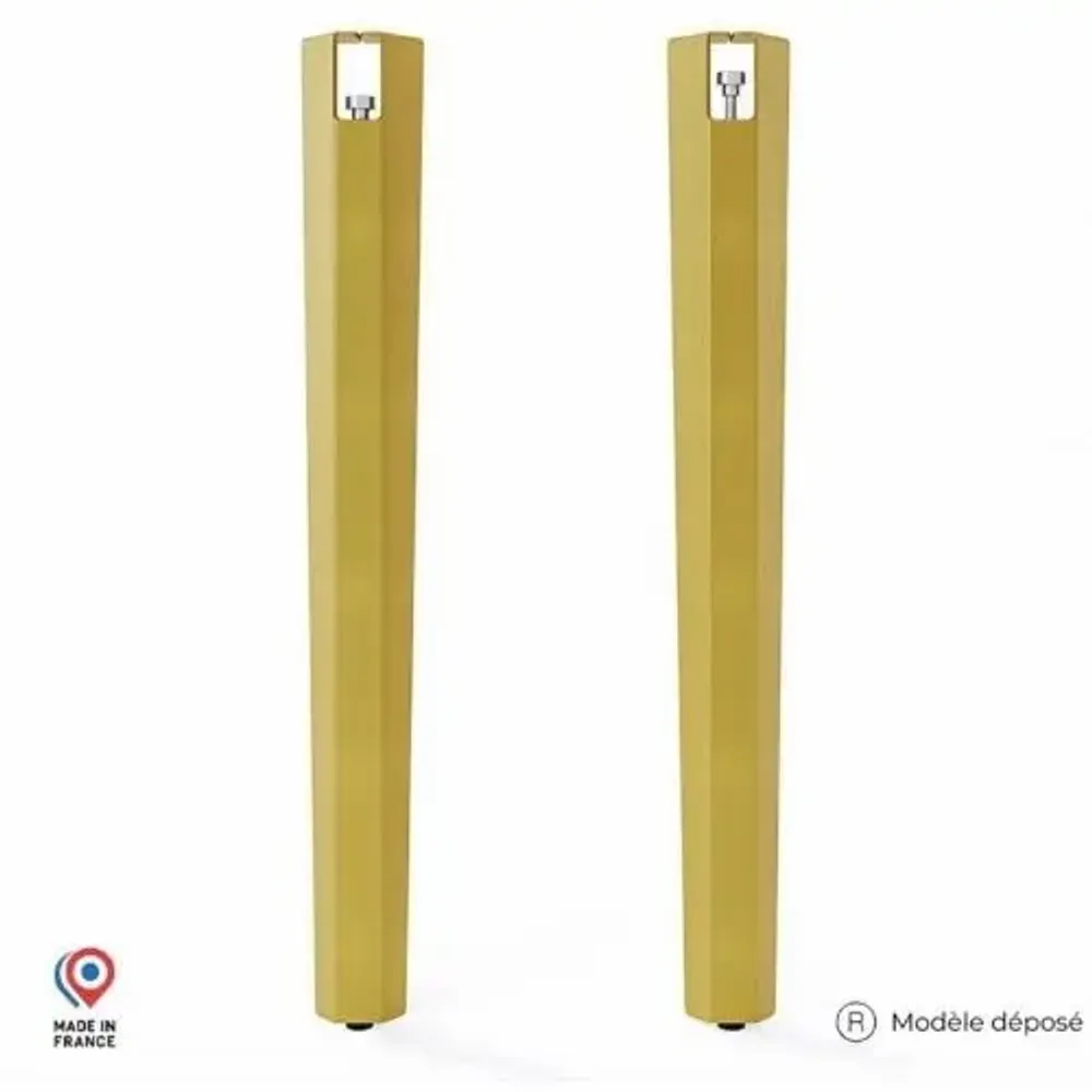 Tables Salle à Manger - PIED DE TABLE MANGE DEBOUT EN ACIER SAPHIR - LOT DE 2 PIEDS - DECO-GEM