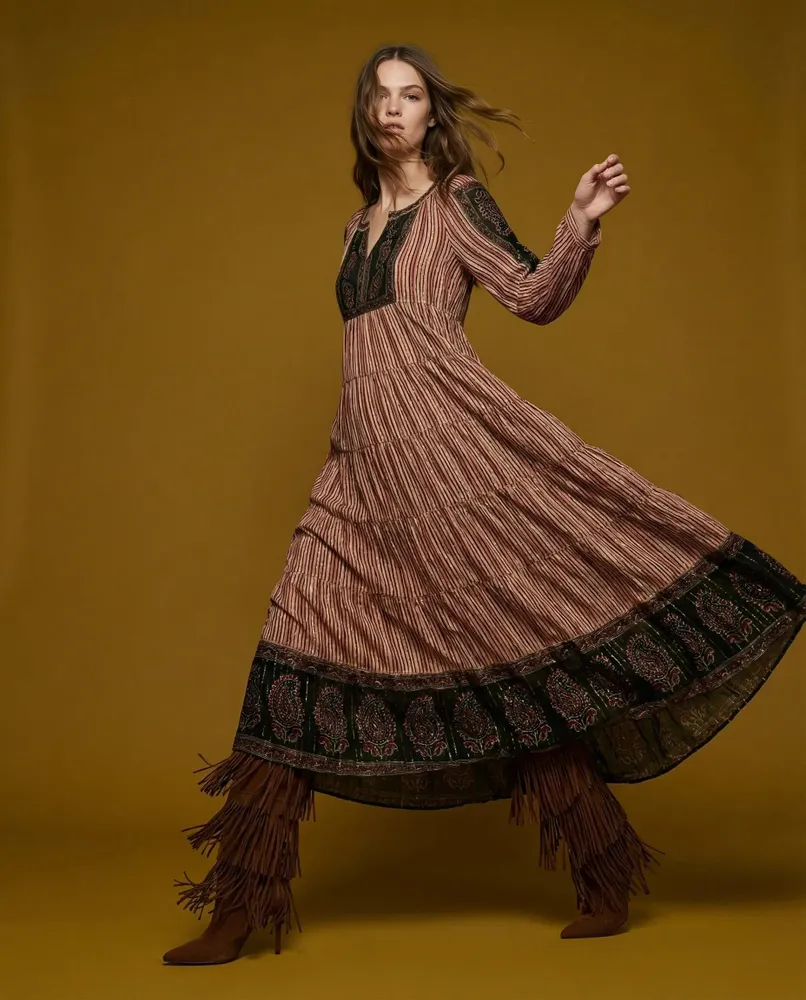 Apparel - 7 . ML AURORE LONG DRESS ML AURORE - STELLA FOREST