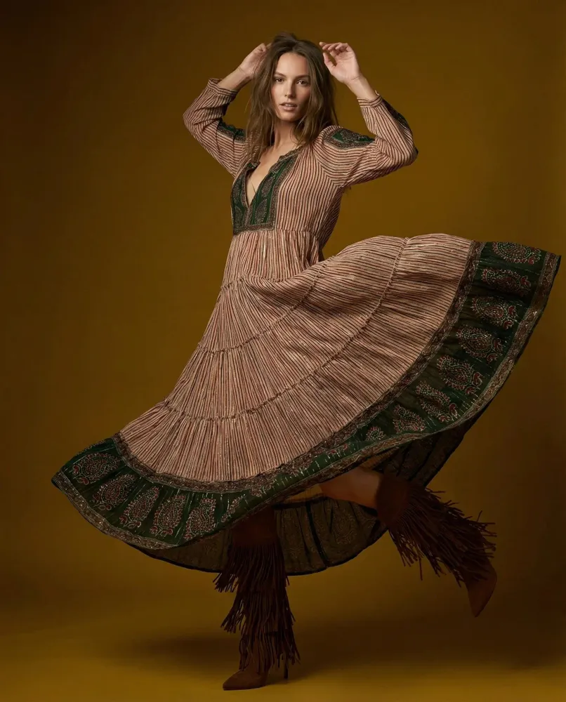 Apparel - 7 . ML AURORE LONG DRESS ML AURORE - STELLA FOREST