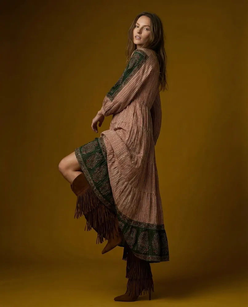 Apparel - 7 . ML AURORE LONG DRESS ML AURORE - STELLA FOREST