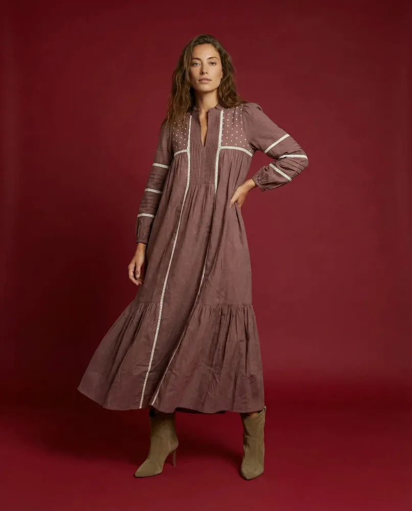 Prêt-à-porter - 111 . ROBE LONG ML MARILOU - STELLA FOREST