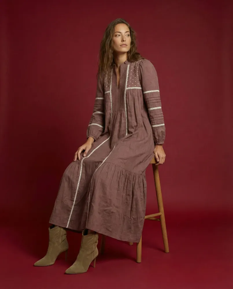 Prêt-à-porter - 111 . ROBE LONG ML MARILOU - STELLA FOREST