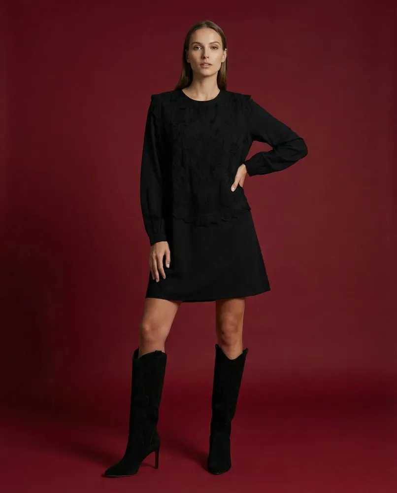 Apparel - 107 . ML SABY SHORT DRESS - STELLA FOREST