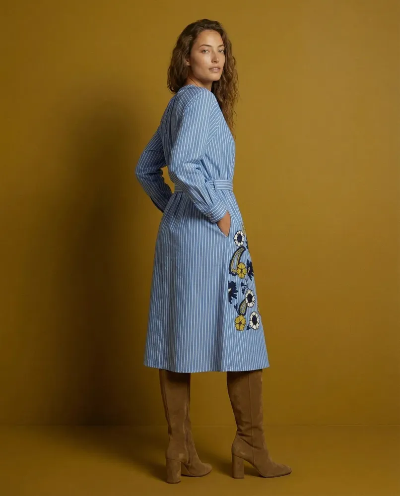 Apparel - 104 . LONG BATHROBE ML DYLA - STELLA FOREST