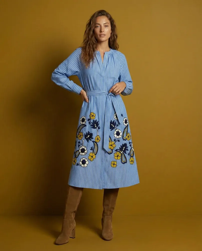 Apparel - 104 . LONG BATHROBE ML DYLA - STELLA FOREST