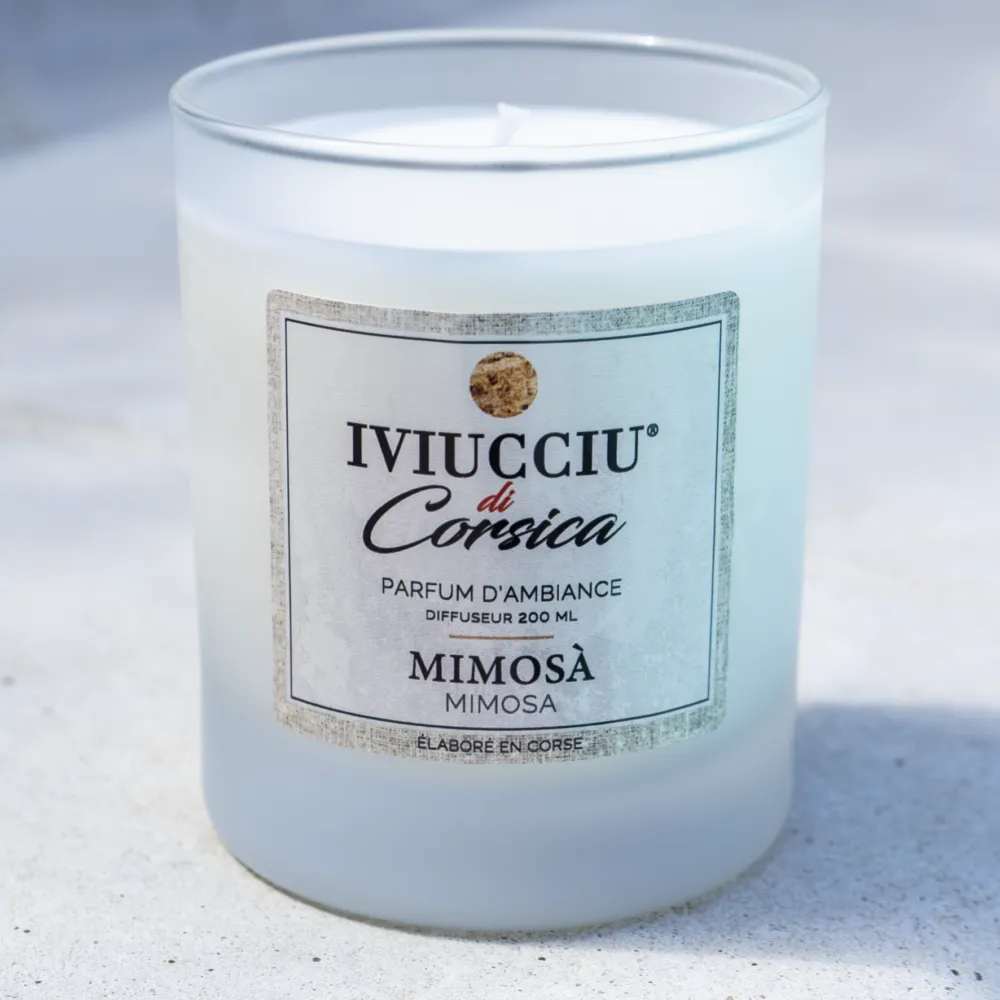 Bougies - Bougie Mimosa - IVIUCCIU DI CORSICA