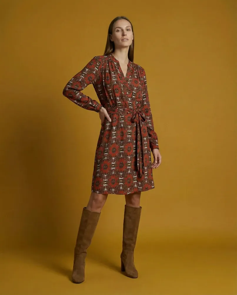 Apparel - 3 . ML POLA SHORT DRESS - STELLA FOREST