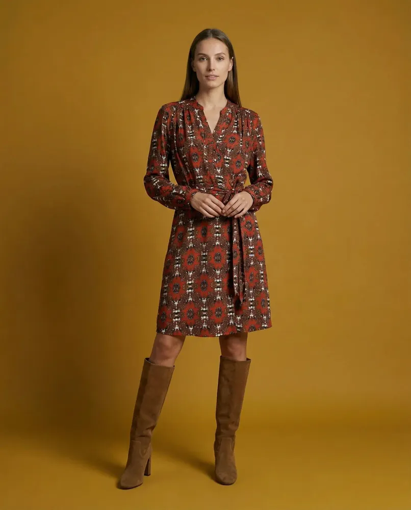 Apparel - 3 . ML POLA SHORT DRESS - STELLA FOREST