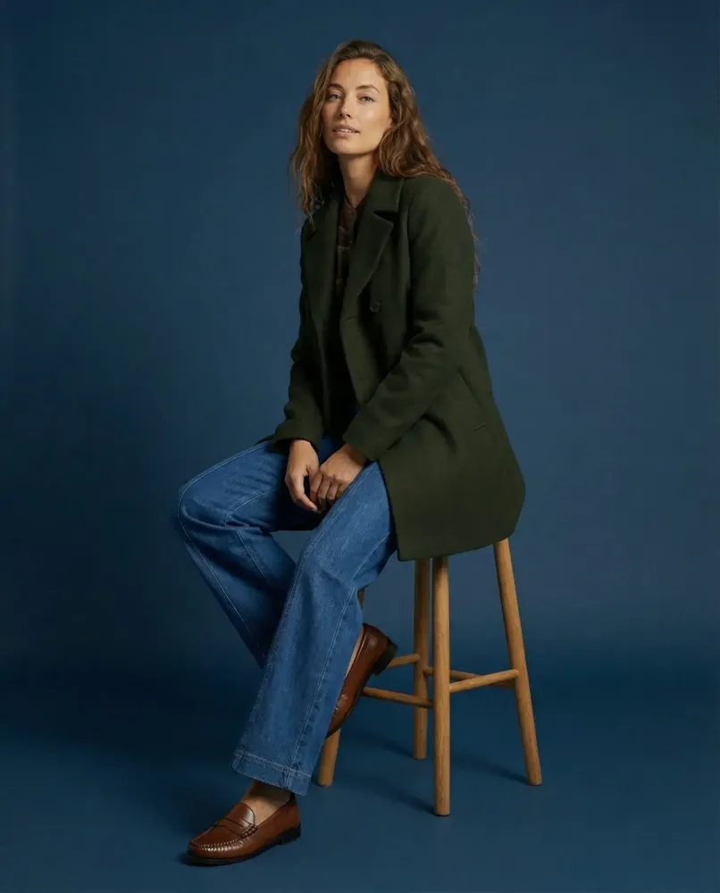 Prêt-à-porter - 714 . MANTEAU MI LONG ROSALIA - STELLA FOREST