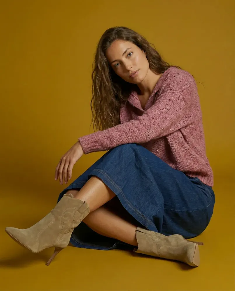 Prêt-à-porter - 502 . PULL CAPUCHE AGNES - STELLA FOREST