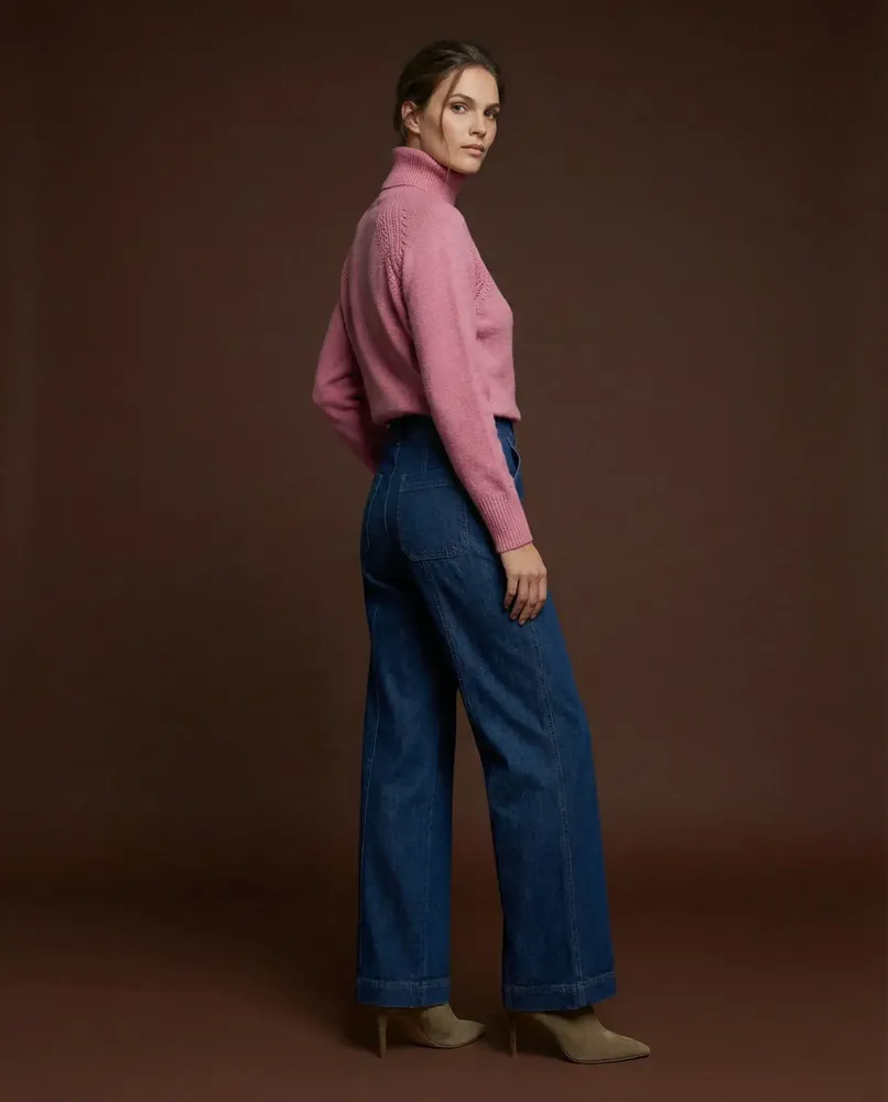 Prêt-à-porter - 500 . PULL COL MONTANT LIPSI - STELLA FOREST