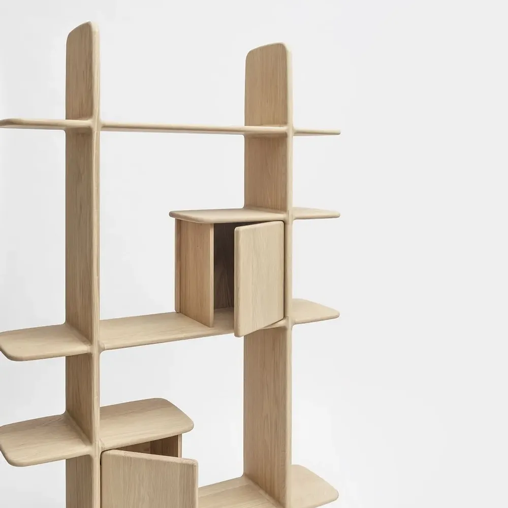 Mobilier et rangements pour bureau - Bibliothèque TÉHÈME Double fermée - DRUGEOT MANUFACTURE