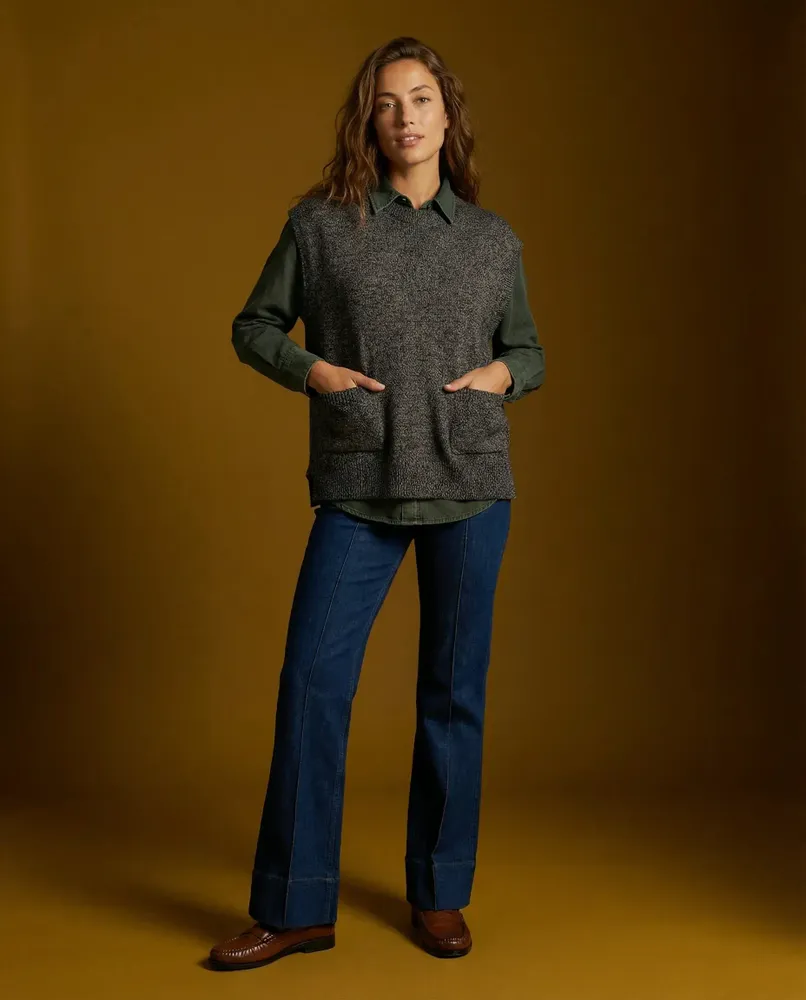 Apparel - 503 . SM MOULINE DARIA SWEATER - STELLA FOREST