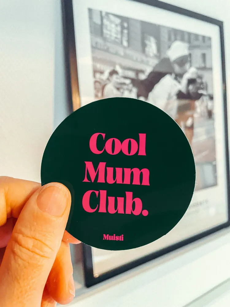 Carterie - Sticker - Cool Mum Club – 8cm - MUISTI