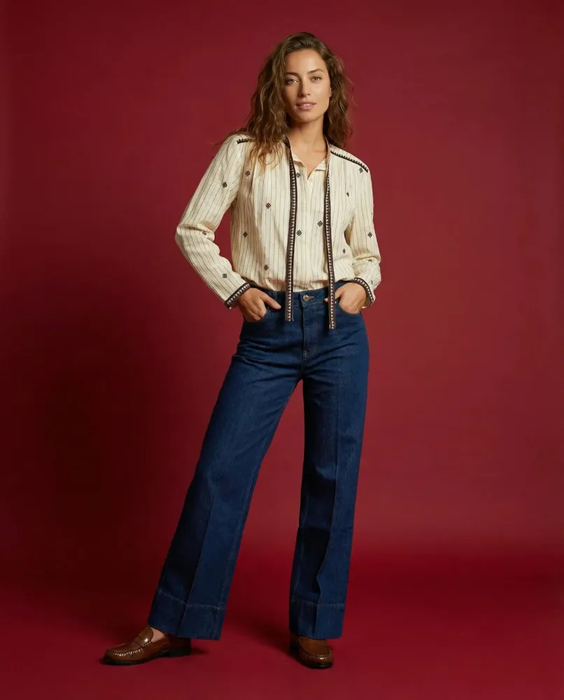 Apparel - 123 . ML LIVIA SHIRT - STELLA FOREST