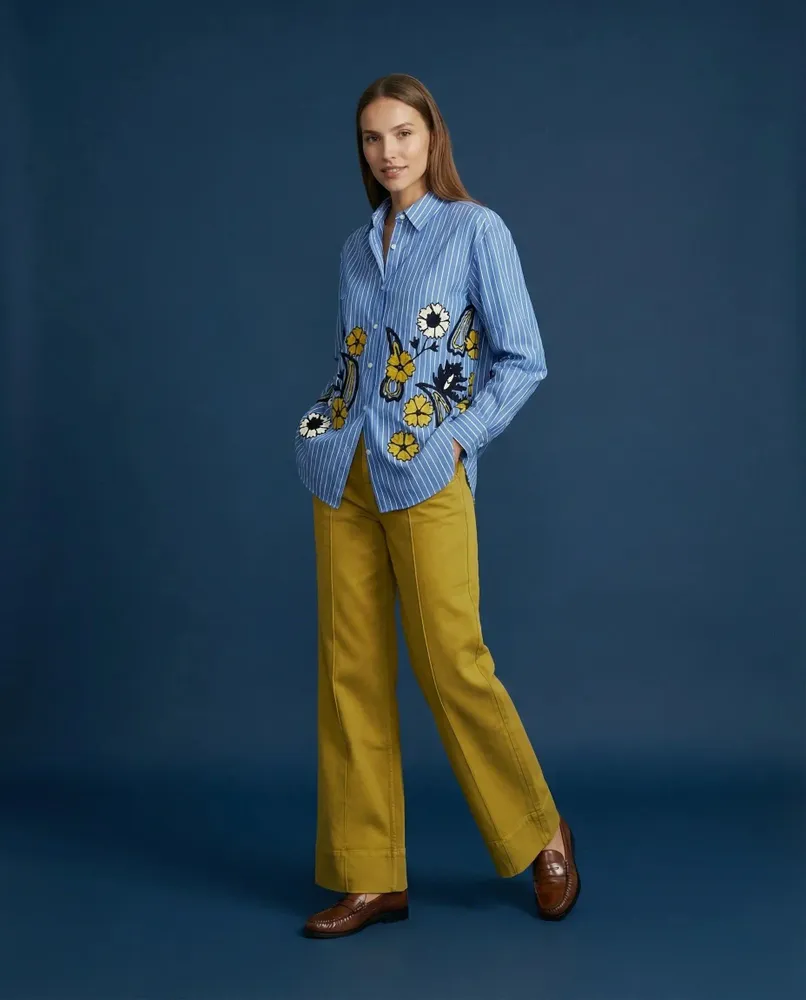 Apparel - 104 . ML DYLA SHIRT - STELLA FOREST