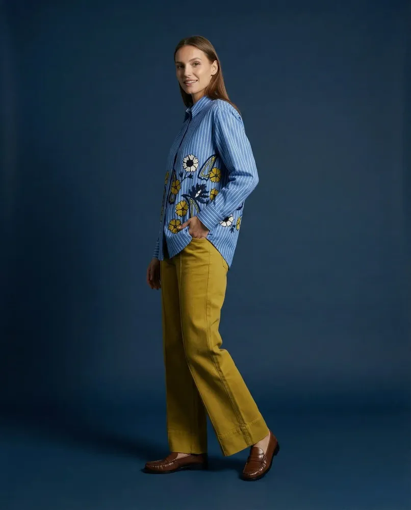 Apparel - 104 . ML DYLA SHIRT - STELLA FOREST