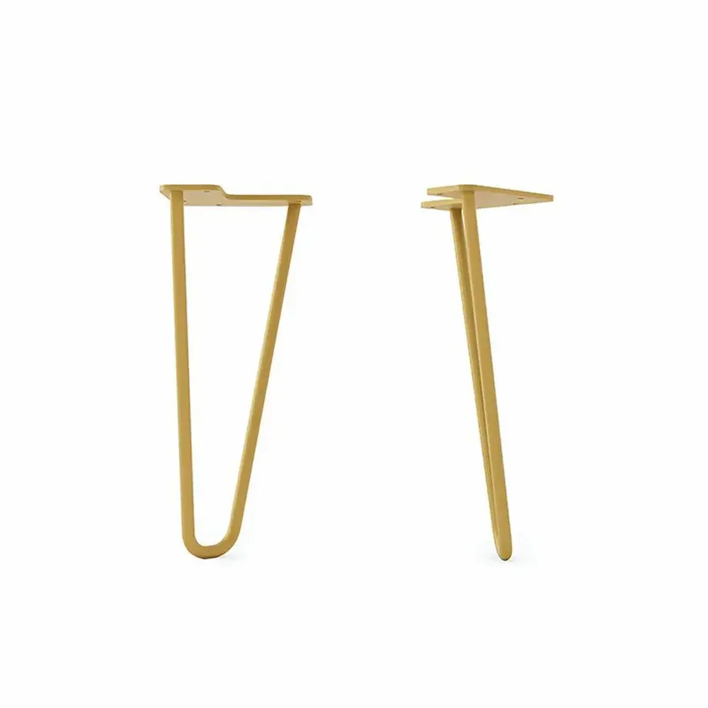 Coffee tables - LEG FOR COFFEE TABLE OR FURNITURE IN GEMINI STEEL - SET OF 2 LEGS - DECO-GEM