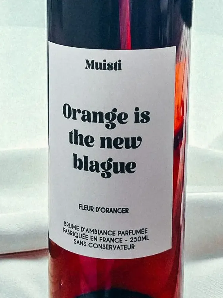 Home fragrances - Room mist - Orange is the new joke - Orange blossom scent - 250ml - MUISTI