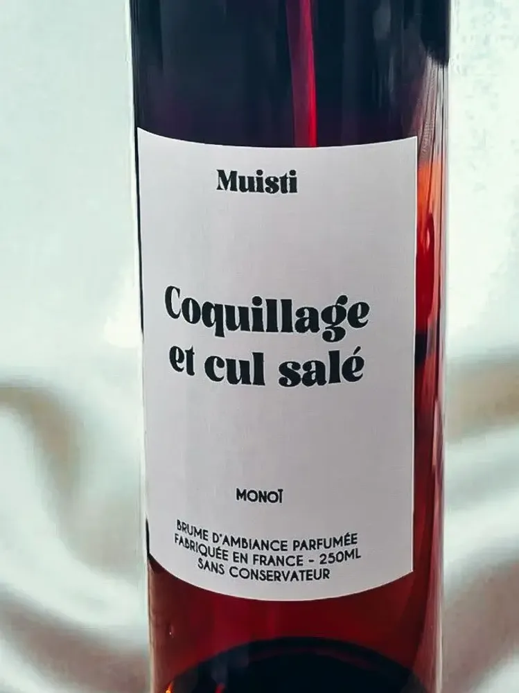 Home fragrances - Room mist - Seashell and salty bottom - Monoi scent - 250ml - MUISTI