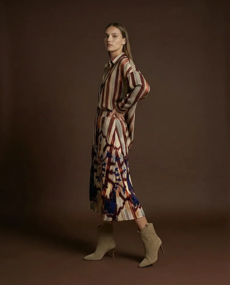 Apparel - 9 . ML ARIANE SHIRT - STELLA FOREST