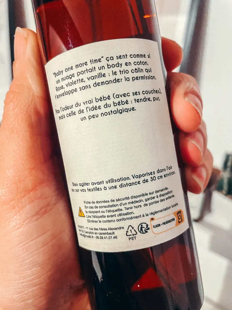 Home fragrances - Room mist - Baby one more time - Rose, Violet, Vanilla scent - 250ml - MUISTI