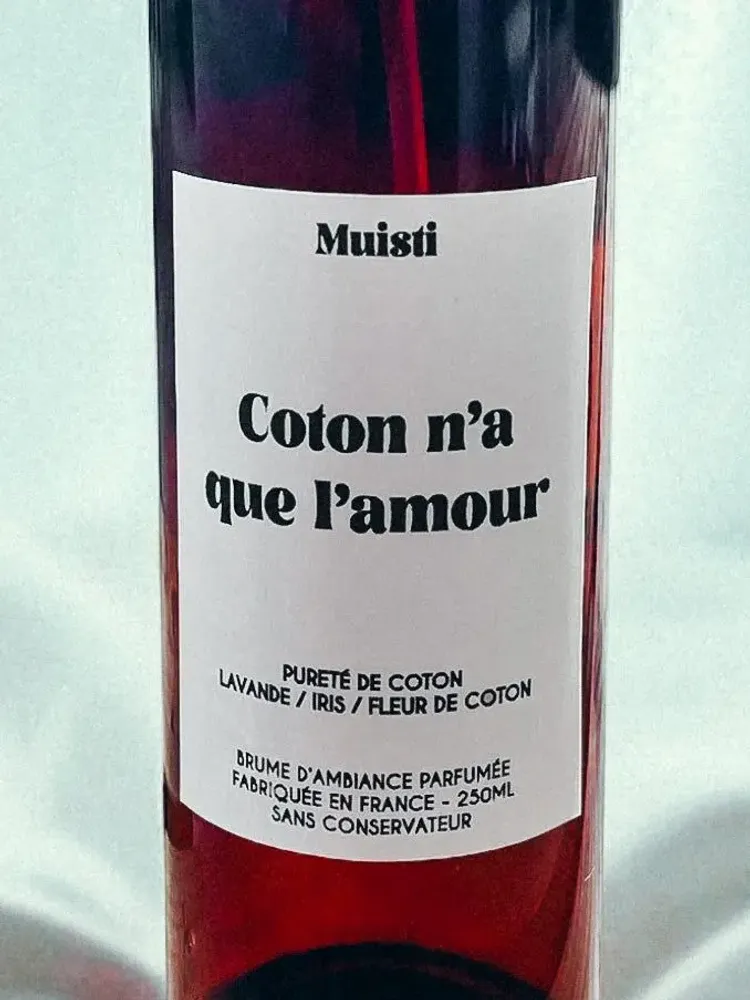 Home fragrances - Room mist - Cotton Has Only Love - Lavender Iris Cotton Flower scent - 250ml - MUISTI
