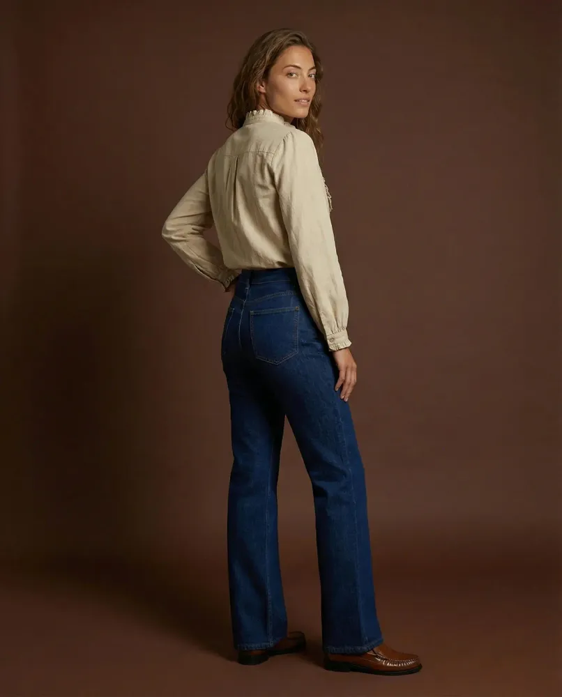 Apparel - 308 . SOLINE RUFFLE SHIRT - STELLA FOREST