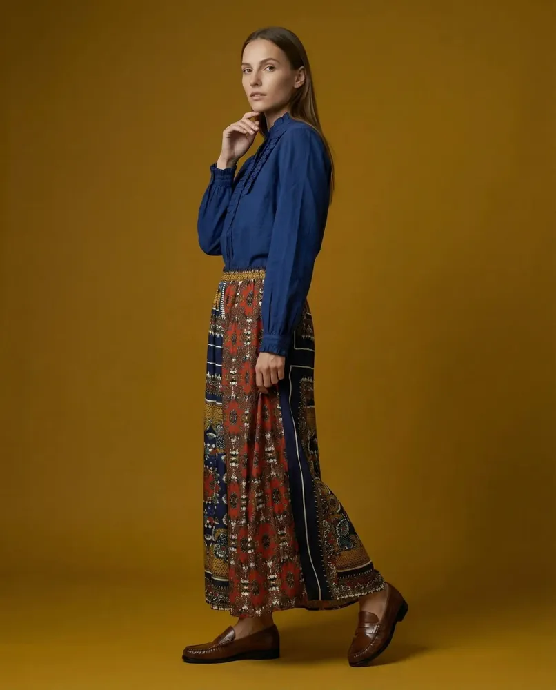 Apparel - 308 . SOLINE RUFFLE SHIRT - STELLA FOREST