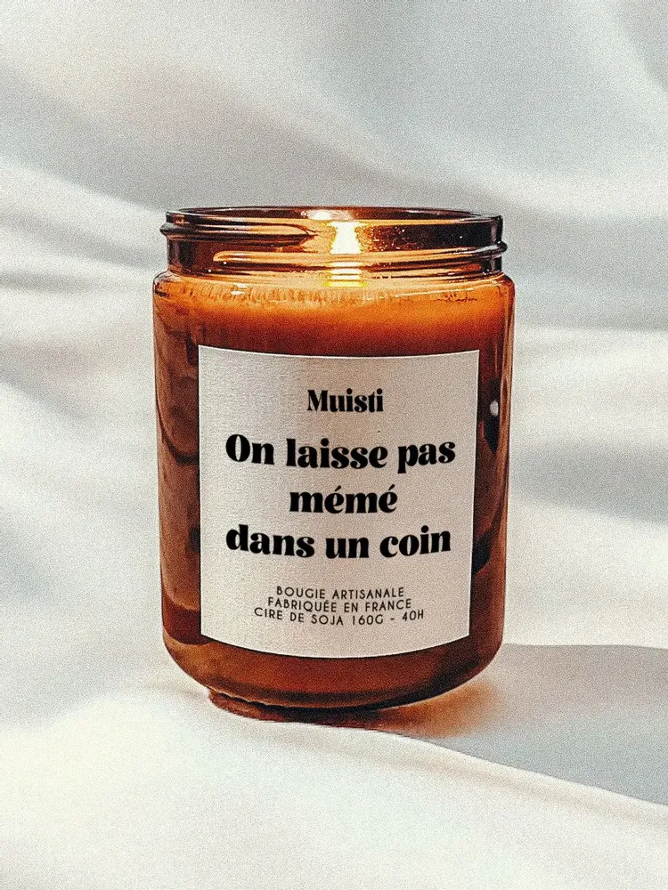 Decorative objects - Scented Candle - We Don't Leave Grandma in a Corner - White Musk - 160g - MUISTI