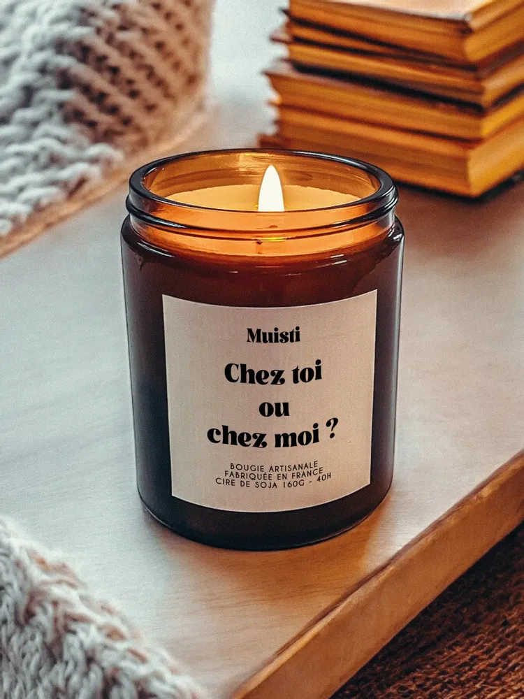 Decorative objects - Scented Candle - At Your Place or Mine? - White Musk - 160g - MUISTI