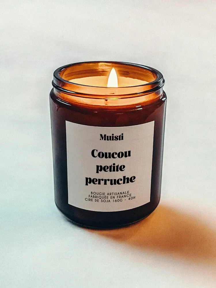 Decorative objects - Scented Candle - Cuckoo Little Parakeet - White Musk - 160g - MUISTI