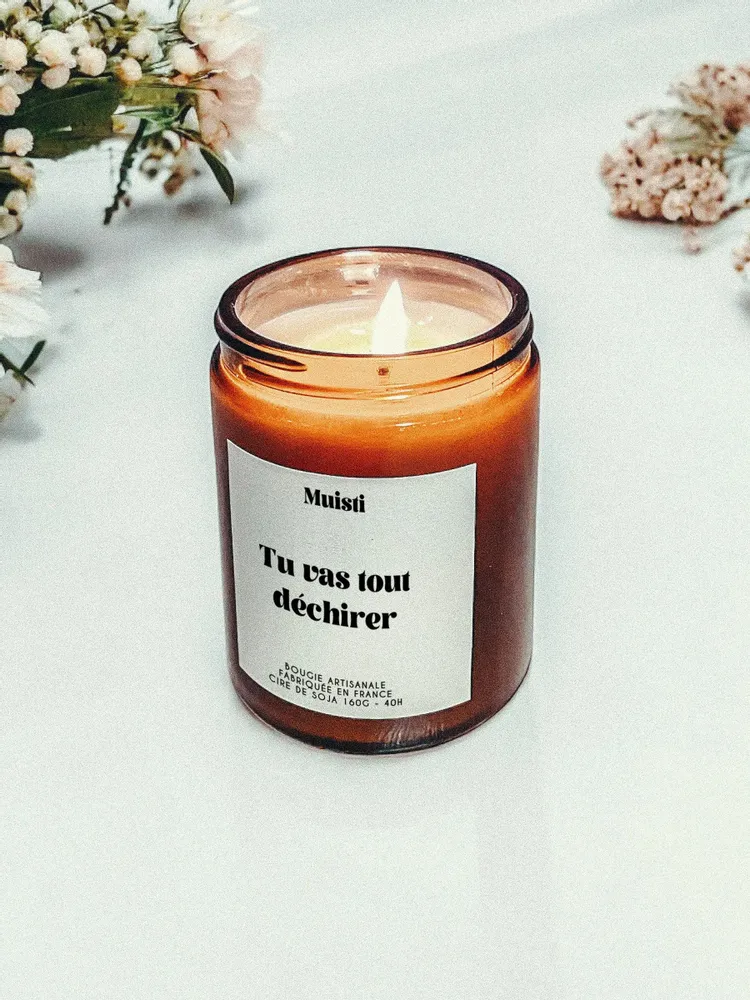 Decorative objects - Scented Candle - You're Gonna Rock It - White Musk - 160g - MUISTI