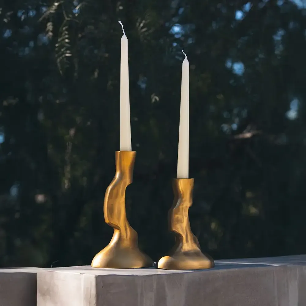 Candlesticks and candle holders - Frankie Taper Candle Holder - DUMAE