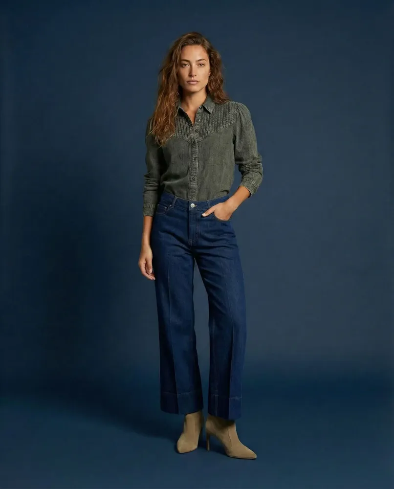 Apparel - 308 . SOLINE BIB SHIRT - STELLA FOREST