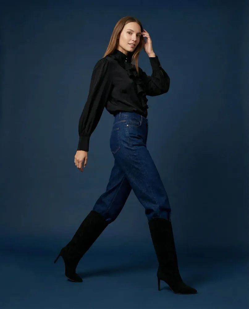 Prêt-à-porter - 307 . CHEMISE JABOT ESTRELLA - STELLA FOREST