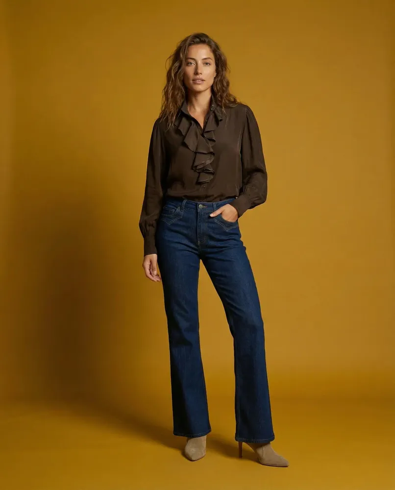 Prêt-à-porter - 307 . CHEMISE JABOT ESTRELLA - STELLA FOREST