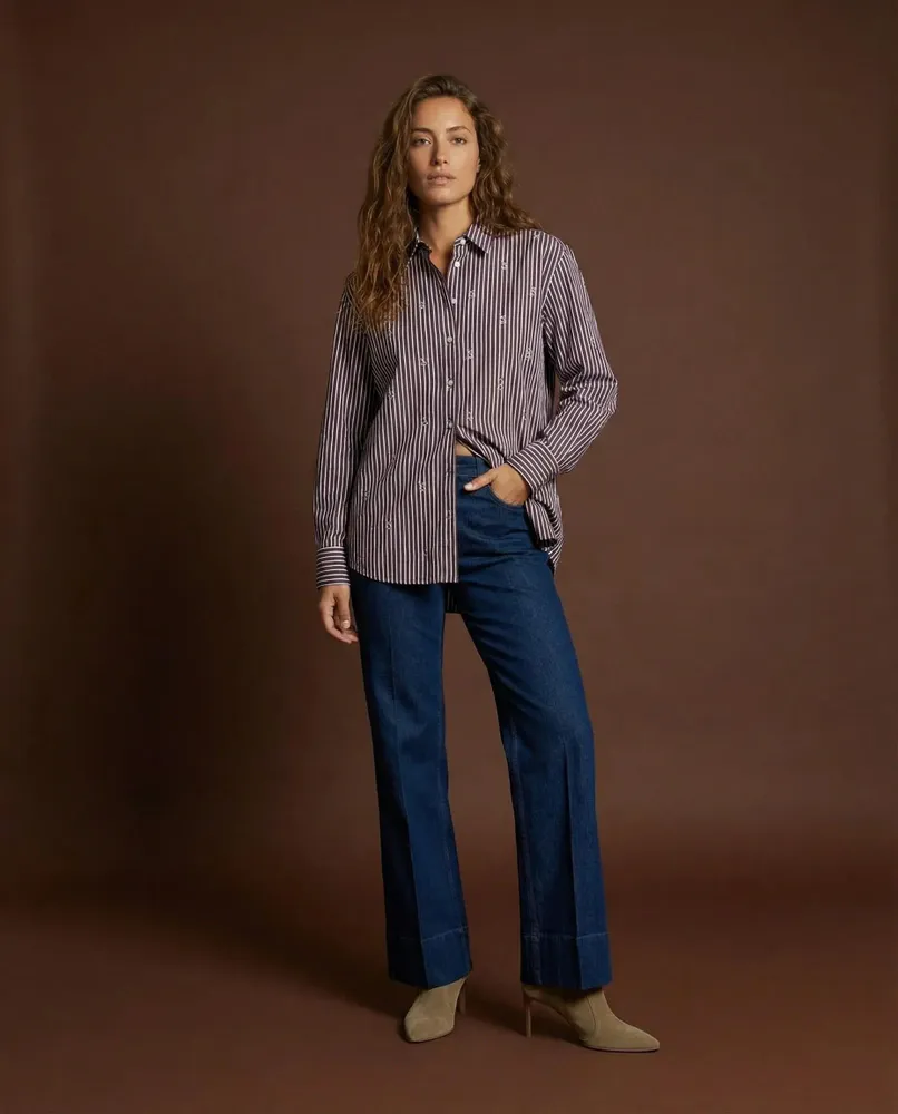 Apparel - 119 . ML ZOE SHIRT - STELLA FOREST