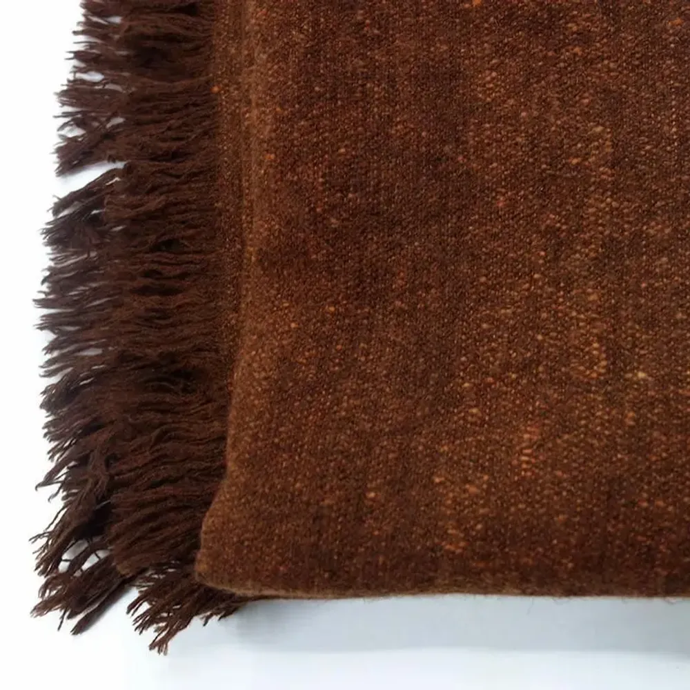 Throw blankets - Cashmere Handwoven Throw : Edgar - PASHMA