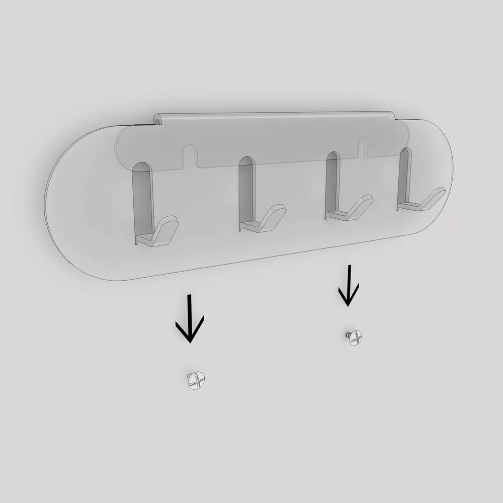 Objets de décoration - PORTE CLÉS EN ACIER NACRE - DECO-GEM