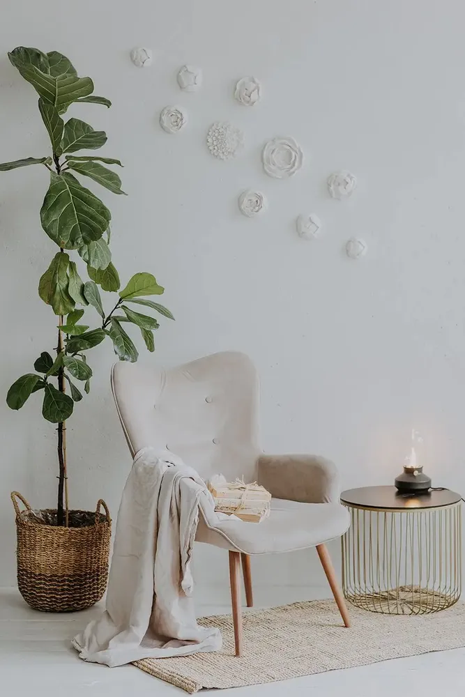 Fresques décoratives - Ensemble de 10 décorations murales en plâtre - DABA DECO