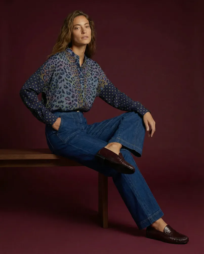 Apparel - 134 . ML BENGAL TUNIC - STELLA FOREST